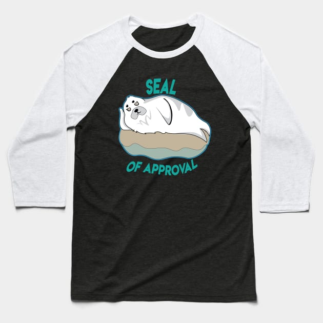 Seal of Approval Baseball T-Shirt by FungibleDesign